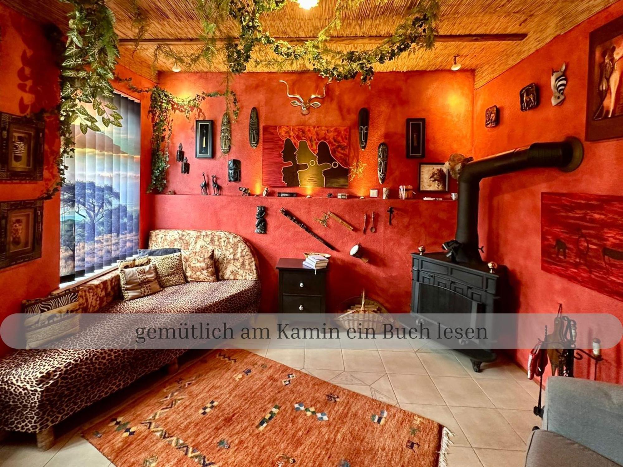 Lodge Of Africa - Einzigartige Themenzimmer, Eingezaeunten Garten, Sauna, Whirlpool & Kamin, Hunde Willkommen, Gasgrill, Voll Ausgestattete Kueche, Grosser Essbereich, Hamburg & Stade In Der Naehe Twielenfleth Экстерьер фото